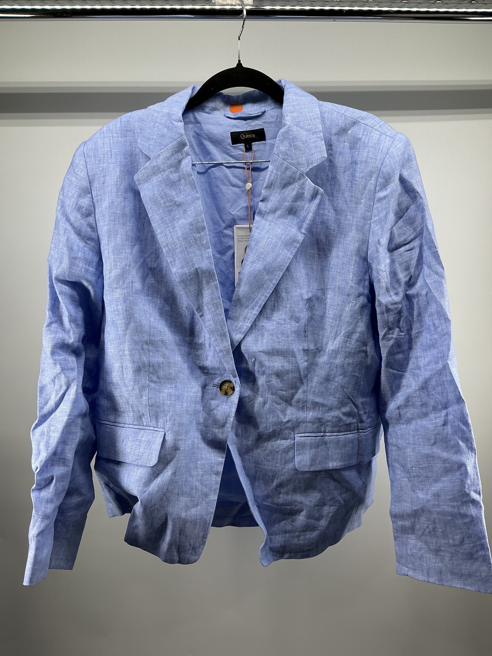 100% European Linen Structured Blazer